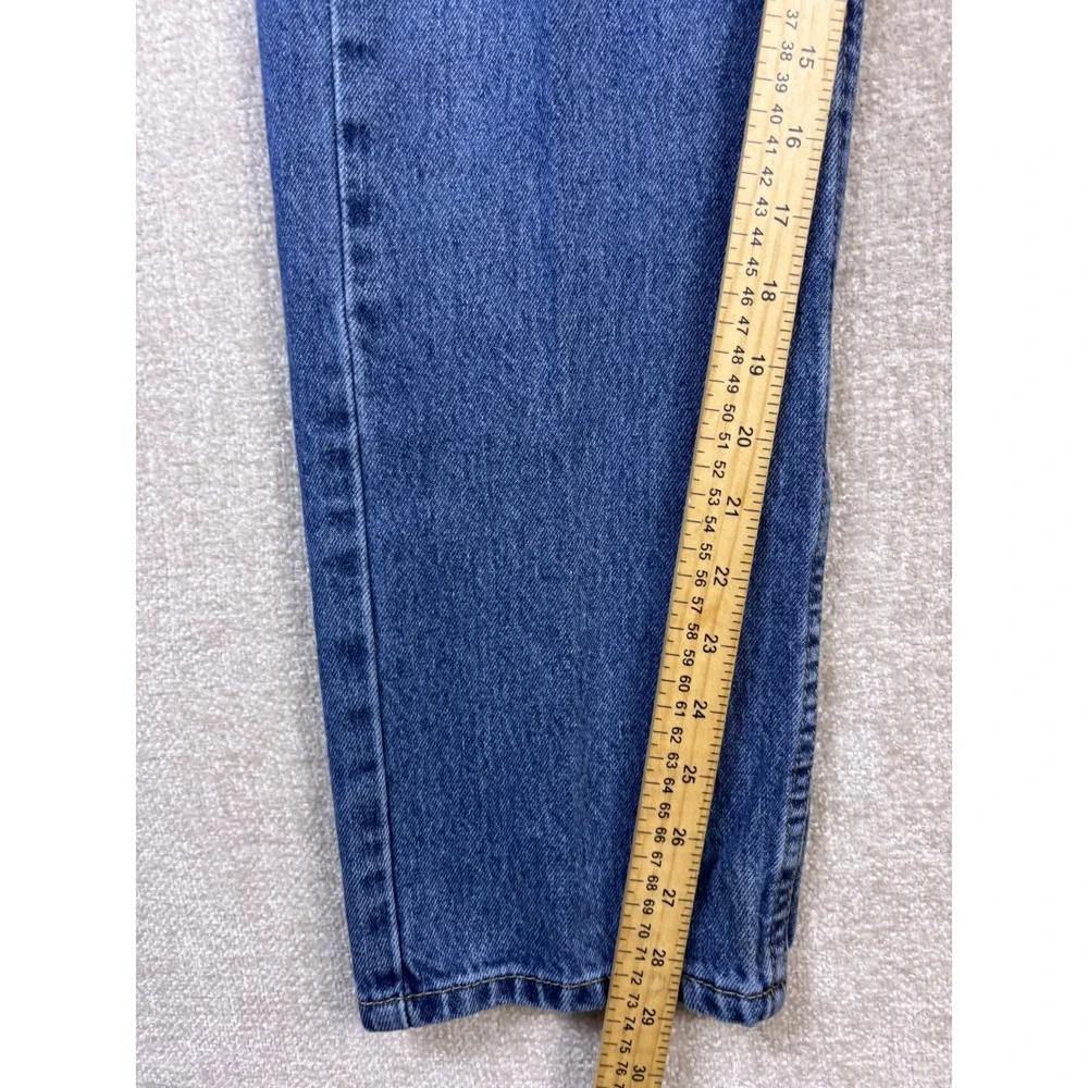 Levis 505 Regular Fit Straight Leg Jeans Mens 33x30 Blue Denim 00505-4891